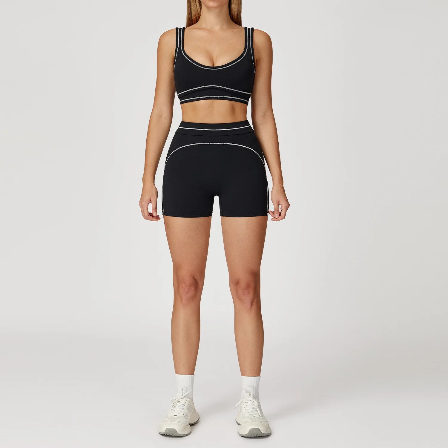VYRENA Fitness Yoga Set — 2-Piece Push-Up Bra & Leggings