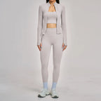 VYRENA Full-Sleeve Set — 3-Piece Long Sleeve Gym Outfit