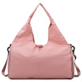 Women's Gym Bag with Shoe Compartment - Lightweight Weekender Duffel