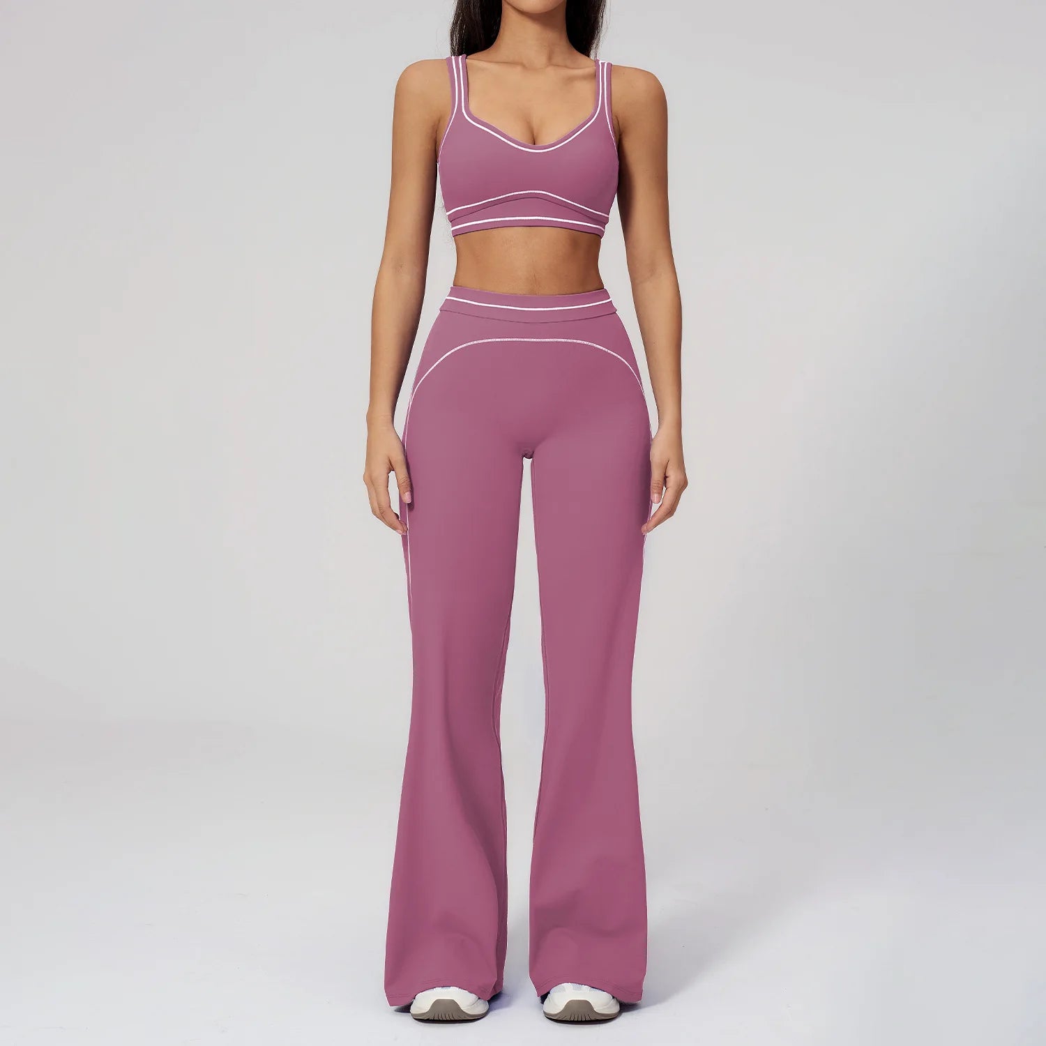 VYRENA Fitness Yoga Set — 2-Piece Push-Up Bra & Leggings