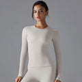 VYRENA Dry-Fit Long Sleeve Top — Women's Breathable Gym Shirt