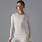VYRENA Dry-Fit Long Sleeve Top — Women's Breathable Gym Shirt