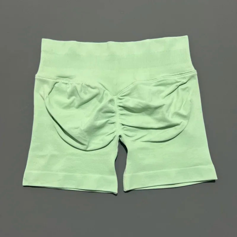 VYRENA Push-Up Shorts — High-Waist Butt Lift Gym Shorts