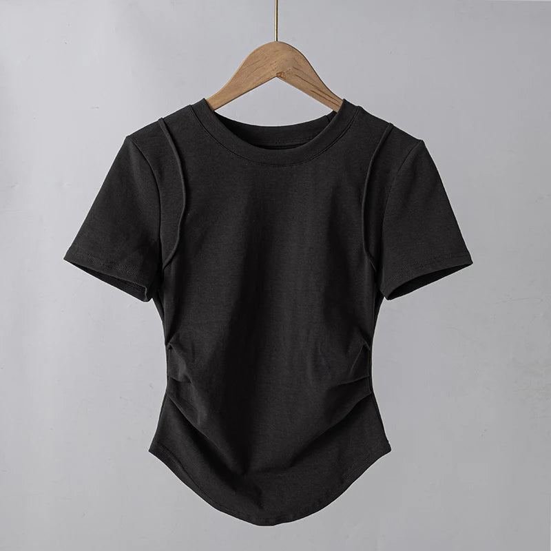 VYRENA Compression Sport T-Shirt — Women's Dry-Fit Gym Top