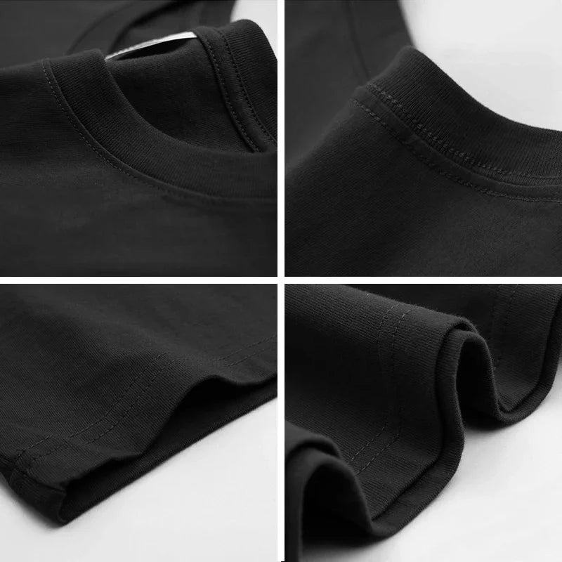 VYRENA Men's Boxy Tee — Dropped Shoulder Heavyweight Sports T-Shirt