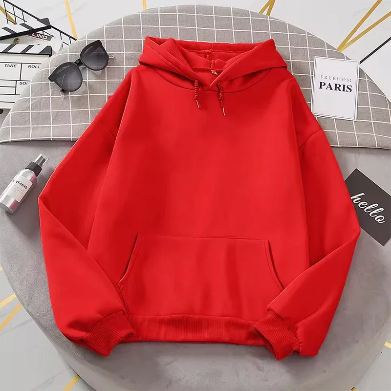 VYRENA Oversized Pullover Hoodie | Women's Casual Gym Sweatshirt