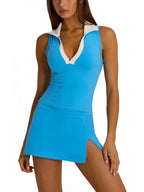 VYRENA Strappy Yoga Set — Seamless Bra & High-Waist Scrunch Shorts