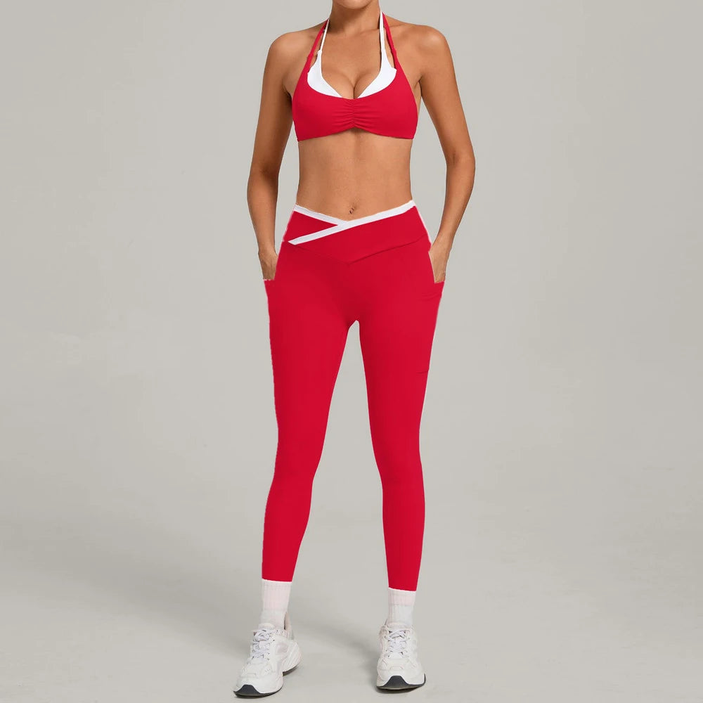 VYRENA Gym Tracksuit — 2-Piece Sports Bra & High-Waist Leggings