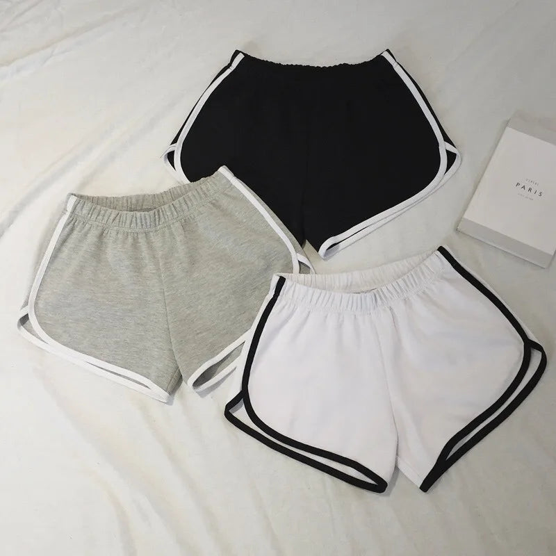 VYRENA Quick-Dry Elastic Shorts — Women's Loose Fitness Running Shorts
