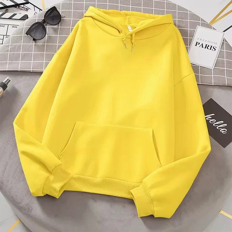 VYRENA Oversized Pullover Hoodie | Women's Casual Gym Sweatshirt