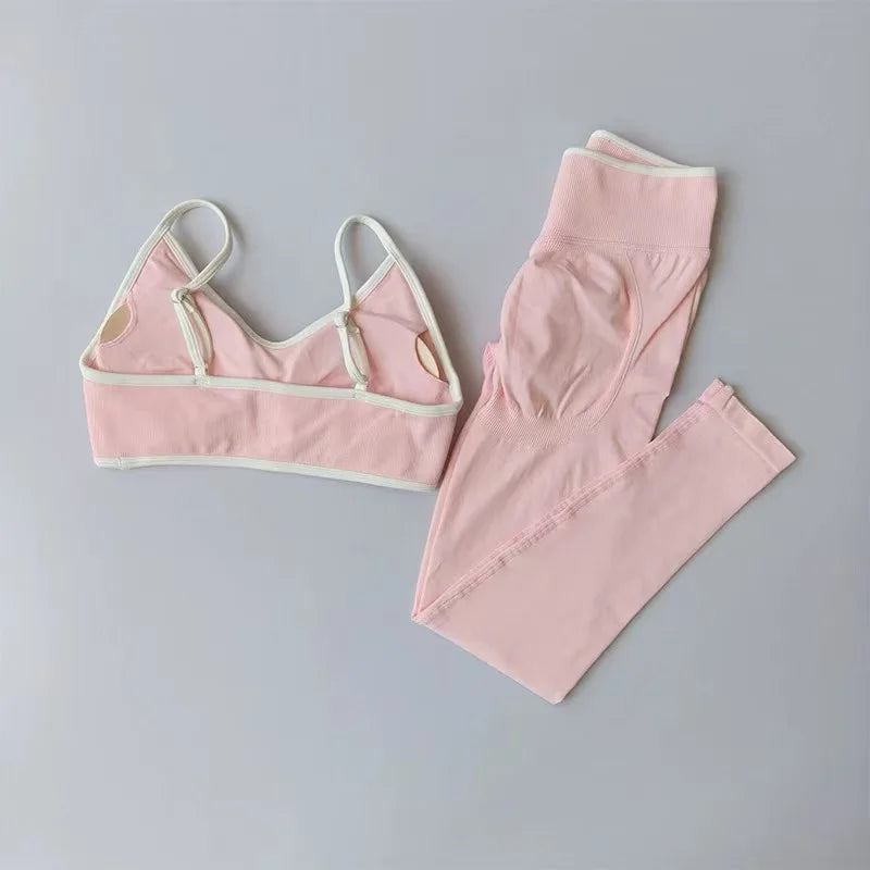 VYRENA Sisterhood Set — Strappy Sports Bra & Leggings