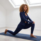 Tamara - Zip 3-Piece Set - Navy - Yoga Mat Studio