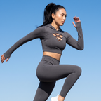 Yoga Set - Zuri Charcoal Jump